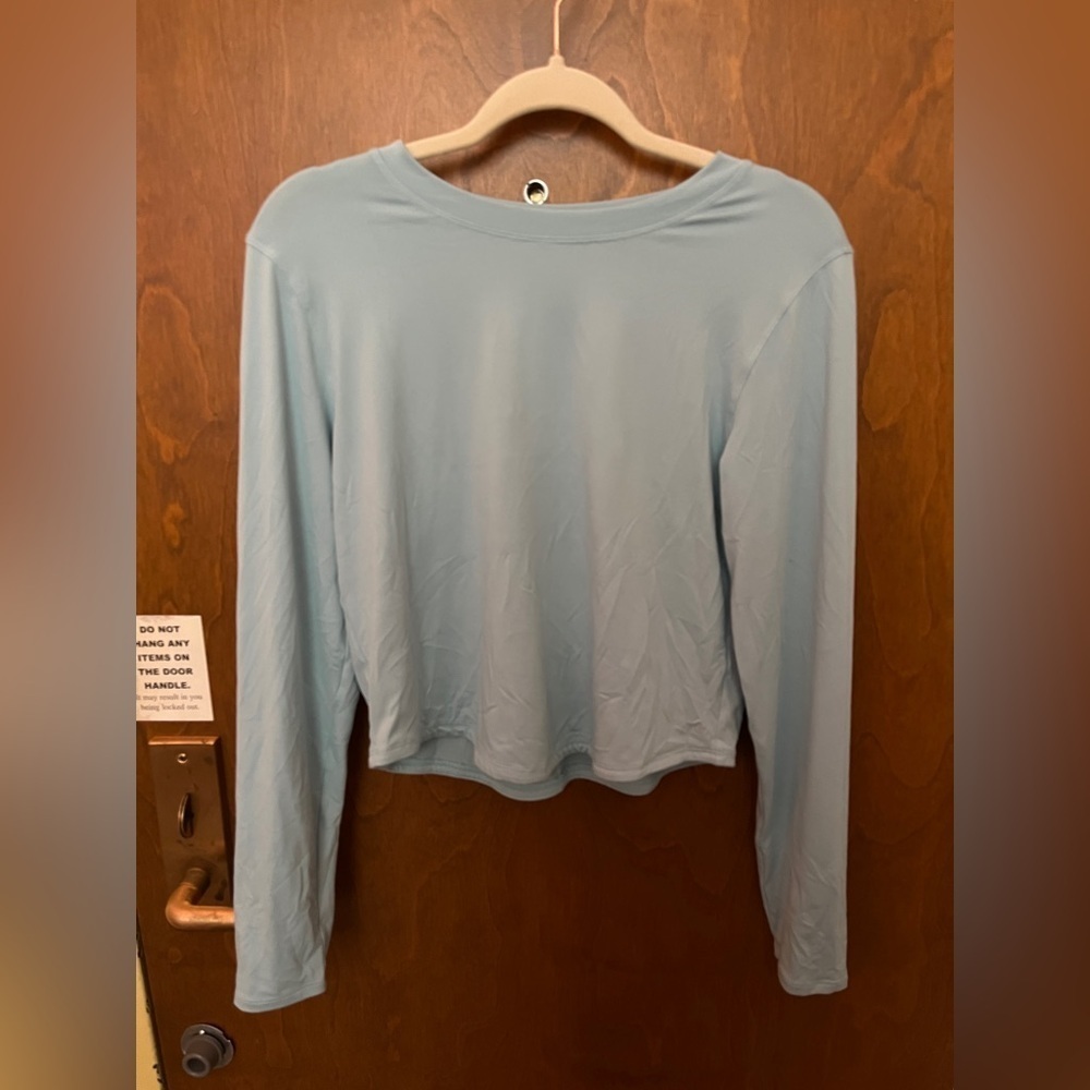Light Blue Hollister Gilly Hicks Workout shirt